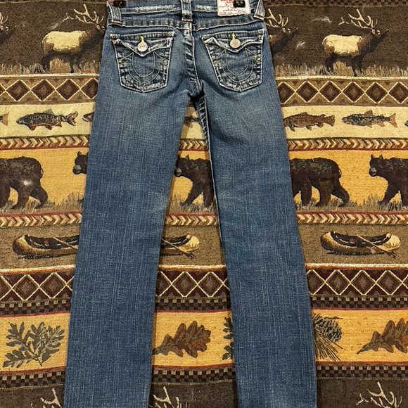 Excellent condition girls sz 8 True Religion Julie jeans - Picture 3 of 5